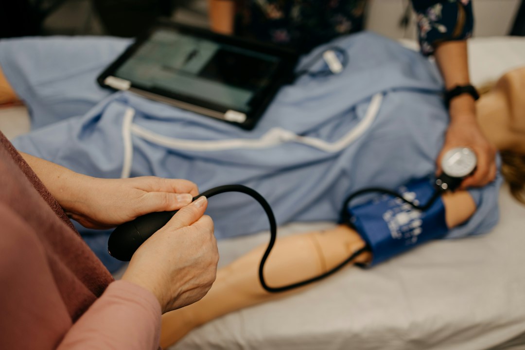 A simulation training station with monitoring equipment used to develop clinical judgment